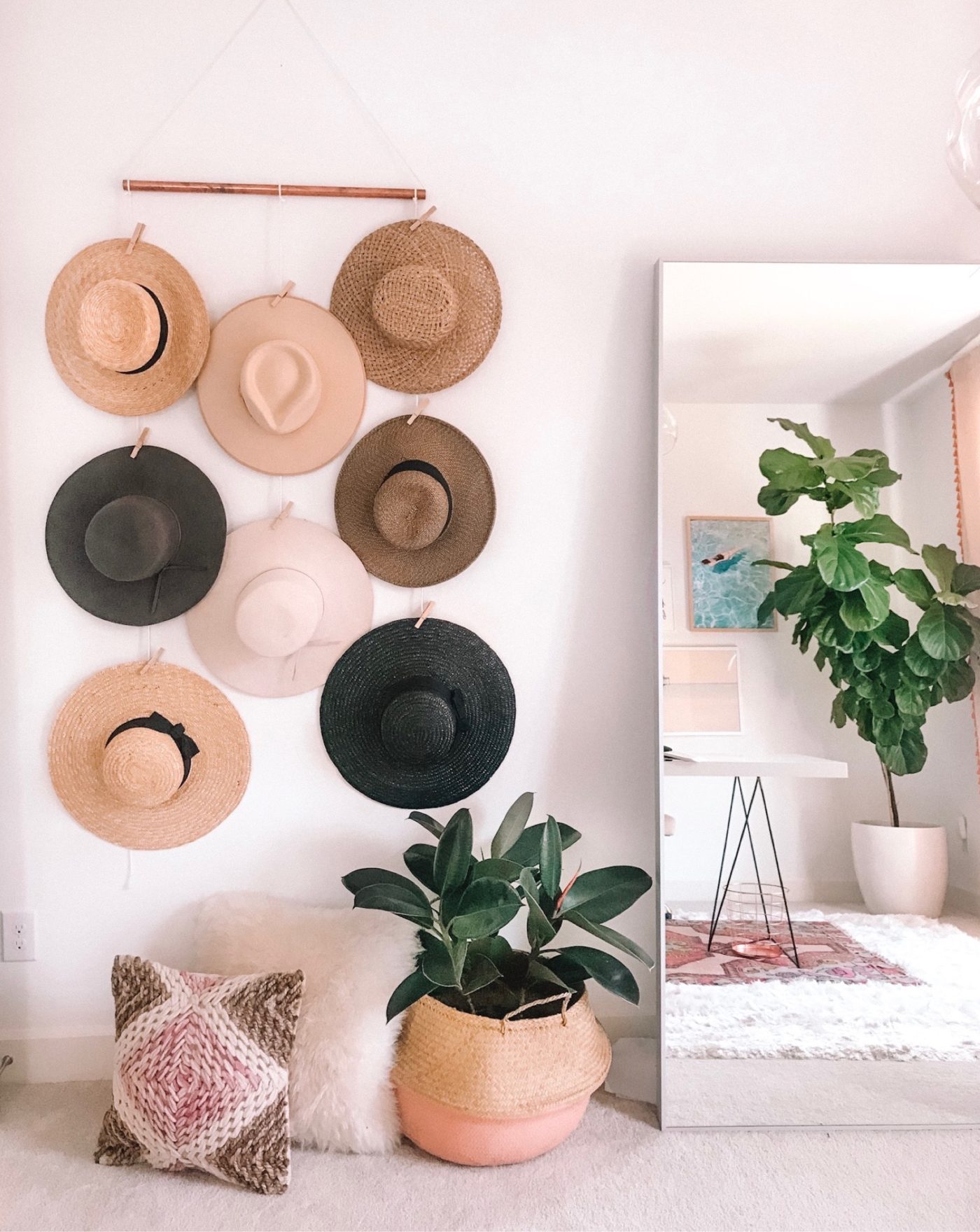 DIY Hat Wall How-To, 51% OFF