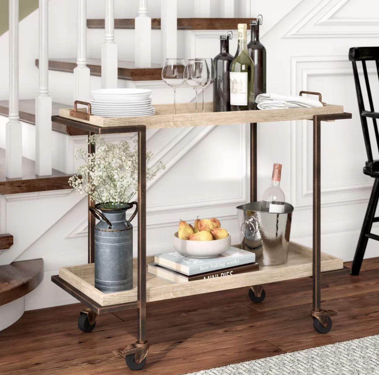 Modern Farm House Bar Cart