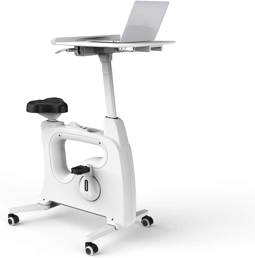 Standing Desk Exercise Bike Home Office Workstation Gypsy Tan